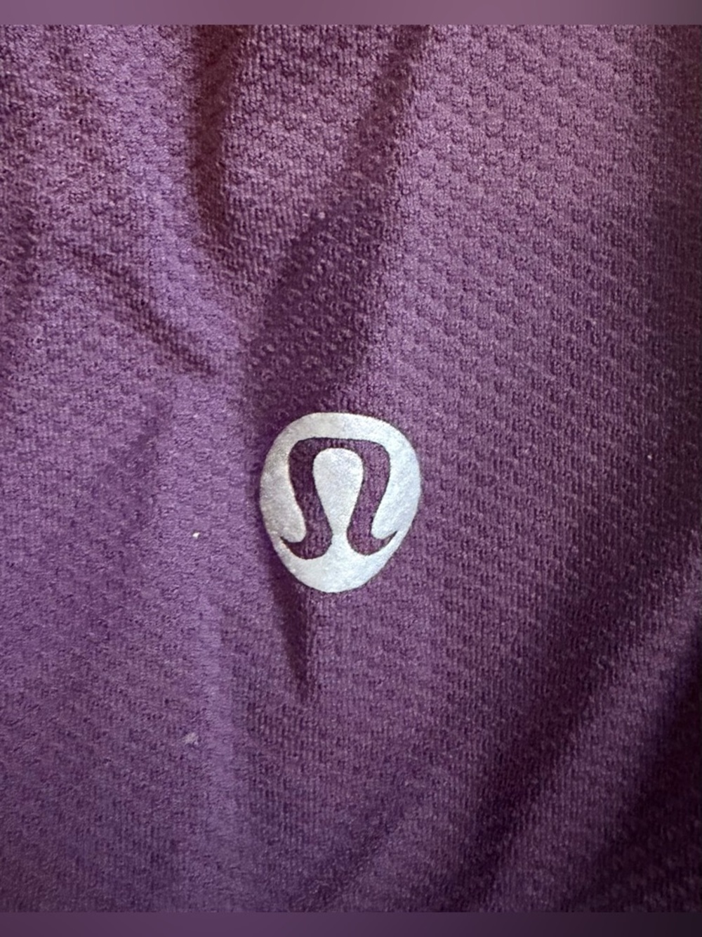 Mesh Panelled Running Long Sleeve Grape Thistle Size 6 - Picture 5 of 8